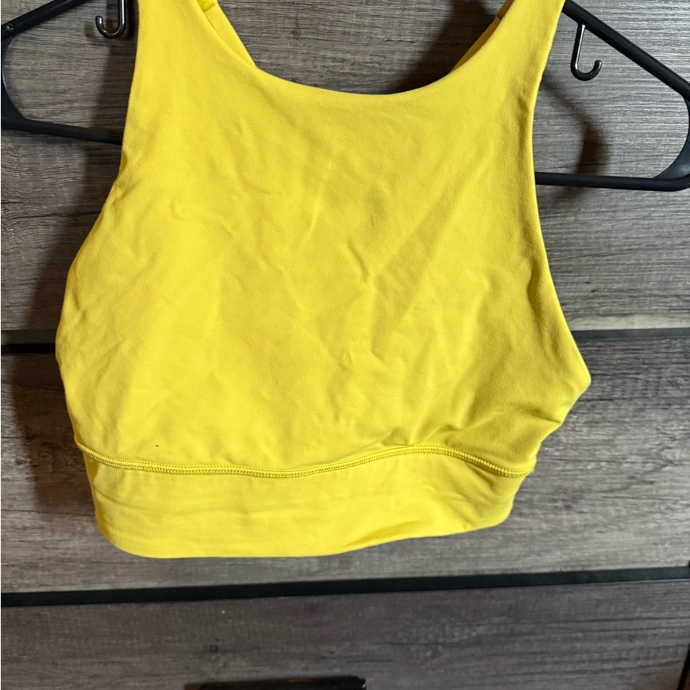 lululemon athletica Yellow Sports Bra